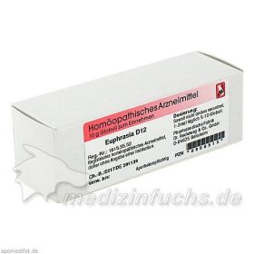 EUPHRASIA D12, 10 G – PZN 2951662 из Германии