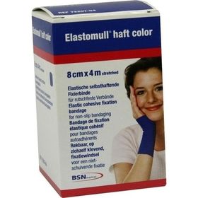 Elastomull haft 4mx8cm color blau, 1 ST – PZN 3393193 из Германии