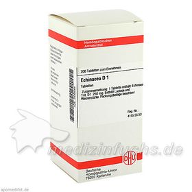 Echinacea (HAB) D 1, 200 ST – PZN 3486569 из Германии