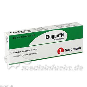 ELUGAN N, 20 ST – PZN 3639895 из Германии