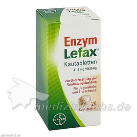 ENZYM LEFAX, 20 ST – PZN 3641366 из Германии