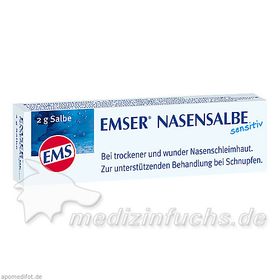 Emser Nasensalbe sensitiv, 2 G – PZN 3843495 из Германии