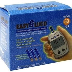 EASYGLUCO Blutzucker Teststreifen, 50 ST – PZN 3886530 из Германии