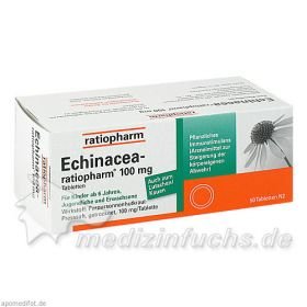 ECHINACEA-ratiopharm 100mg, 50 ST – PZN 3927157 из Германии