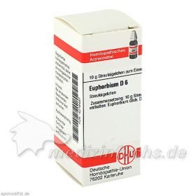 EUPHORBIUM D 6, 10 G – PZN 4216487 из Германии