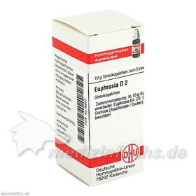 EUPHRASIA D 2, 10 G – PZN 4216607 из Германии