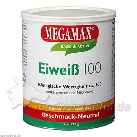 Eiweiss 100 Neutral MEGAMAX, 750 G – PZN 4231883 из Германии