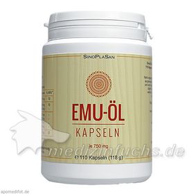 Emu-Öl-Kapseln 750mg naturrein, 110 ST – PZN 4311599 из Германии