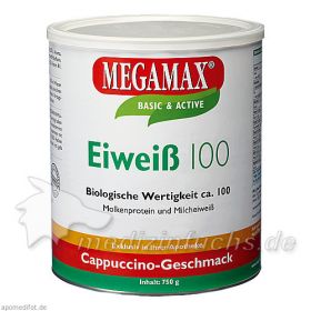 Eiweiss 100 Cappuccino Megamax, 750 G – PZN 4316935 из Германии