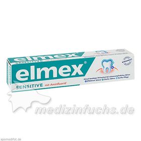 elmex SENSITIVE MIT FALTSCHACHTEL, 75 ML – PZN 4637438 из Германии