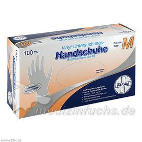 Einmal Handschue Vinyl gepudert M, 100 ST – PZN 4819027 из Германии
