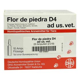 Flor De Piedra D 4 ad usus  veterinär  Ampullen (2X10X5 ml) – PZN 498827 из Германии