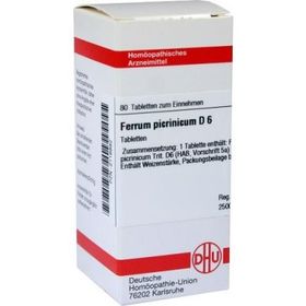 Ferrum Picrinicum D 6 Tabletten (80 stk) – PZN 2116882 из Германии