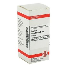 Ferrum Metallicum D 30 Tabletten (80 stk) – PZN 2630343 из Германии