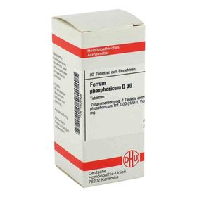 Ferrum Phosphoricum D 30 Tabletten (80 stk) – PZN 2630426 из Германии