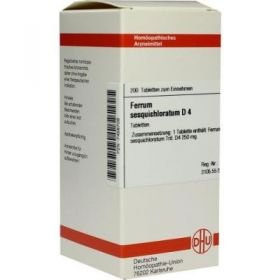 Ferrum Sesquichloratum D 4 Tabletten (200 stk) – PZN 7456708 из Германии
