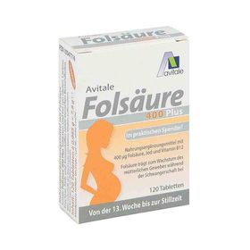 Folsäure 400 Plus B12+jod Tabletten (120 stk) – PZN 10547716 из Германии