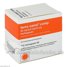 FERRO SANOL COMP, 100 ST – PZN 106715 из Германии