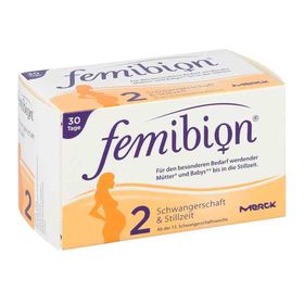 Femibion Schwangerschaft 2 D3+dha+400 [my]g Folat (2X30 stk) – PZN 10933678 из Германии