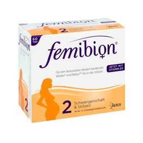 Femibion Schwangerschaft 2 D3+dha+400 [my]g Folat (2X60 stk) – PZN 10933709 из Германии