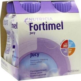 Fortimel Jucy Cassisgeschmack, 4X200 ML – PZN 1124833 из Германии