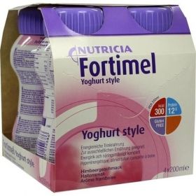 Fortimel Yoghurt Style Himbeergeschmack, 4X200 ML – PZN 1124980 из Германии