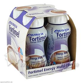 Fortimel Energy Multi Fibre Schokoladengeschmack, 4X200 ML – PZN 1125229 из Германии