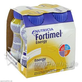 Fortimel Energy Bananengeschmack, 4X200 ML – PZN 1125293 из Германии