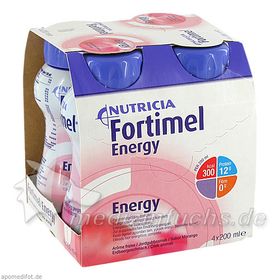Fortimel Energy Erdbeergeschmack, 4X200 ML – PZN 1125318 из Германии