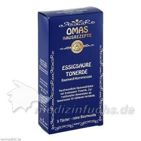 Essigsaure Tonerde Baumwollkompresse, 5 ST – PZN 5553726 из Германии