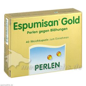 Espumisan Gold Perlen gegen Blähungen, 40 ST – PZN 5703864 из Германии
