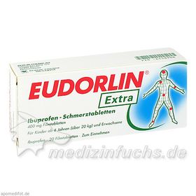 Eudorlin extra Ibuprofen-Schmerztabletten, 20 ST – PZN 6158908 из Германии