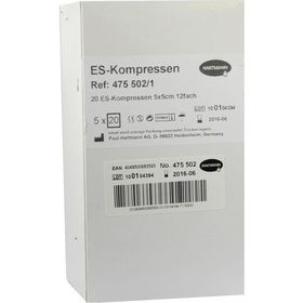 ES-Kompressen steril 5x5cm Großpackung, 5X20 ST – PZN 6453872 из Германии