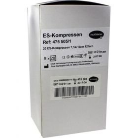 ES-Kompressen steril 7.5x7.5cm Großpackung, 5X20 ST – PZN 6454096 из Германии