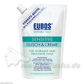 EUBOS SENSITIVE DUSCH & CREME Nachfüllbeutel, 400 ML – PZN 6608553 из Германии