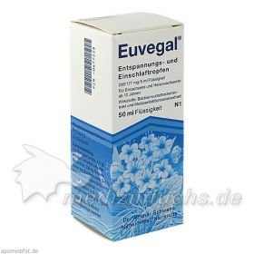 Euvegal Entspannungs u Einschlaftropfen, 50 ML – PZN 677228 из Германии