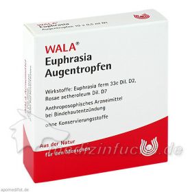 Euphrasia Augentropfen, 10X0.5 ML – PZN 6816435 из Германии