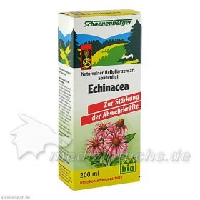 ECHINACEASAFT (SONNENHUT) SCHOENENBERGER, 200 ML – PZN 692110 из Германии