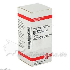 EPHEDRINUM HYDROCHLO D 6, 80 ST – PZN 7167134 из Германии