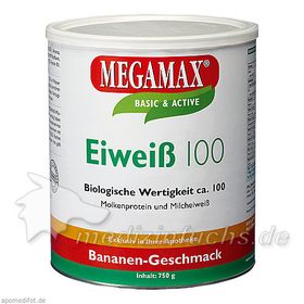 EIWEISS 100 BANANE MEGAMAX, 750 G – PZN 7345877 из Германии