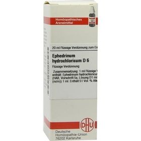 EPHEDRINUM HYDROCHLO D 6, 20 ML – PZN 7456571 из Германии