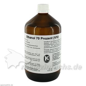Ethanol 70% (V/V), 1000 ML – PZN 7529666 из Германии