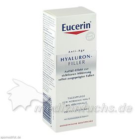 EUCERIN Anti-Age HYALURON-FILLER Tag norm./Mischh., 50 ML – PZN 7608443 из Германии