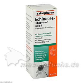 ECHINACEA-ratiopharm Liquid, 50 ML – PZN 7686199 из Германии