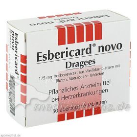 ESBERICARD Novo , 50 ST – PZN 7706329 из Германии