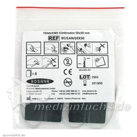 ELEKTRODEN selbstkl.mehrf.verw.quadratisch 50x50mm, 4 ST – PZN 792751 из Германии