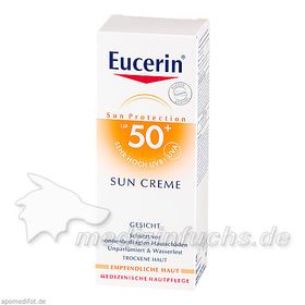 Eucerin Sun Creme LSF50+, 50 ML – PZN 802461 из Германии