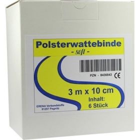 ERENA Polsterwattebinde soft 3mx10cm, 6 ST – PZN 8436843 из Германии
