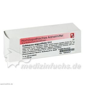 Echinacea angustifolia D12, 10 G – PZN 908254 из Германии