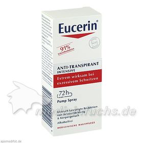 Eucerin Deodorant Antitranspirant Spray 72h, 30 ML – PZN 9284393 из Германии